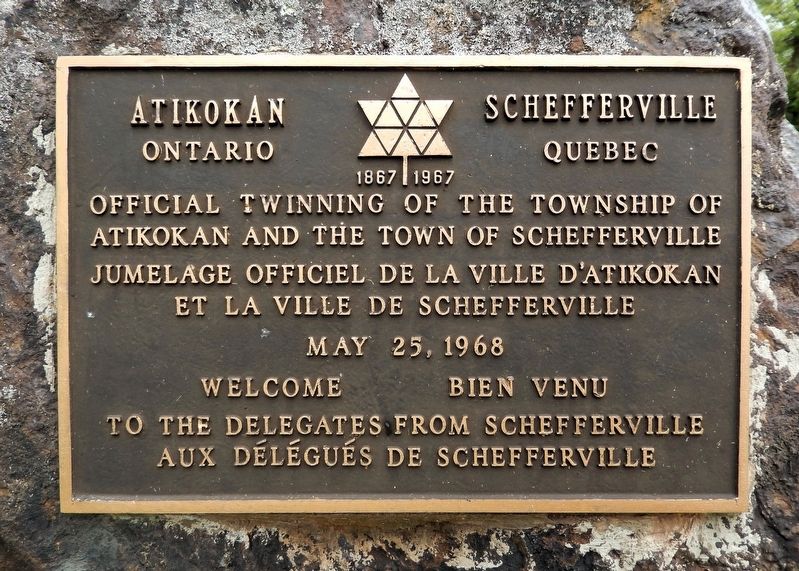 Atikokan, Ontario � Schefferville, Quebec Marker image. Click for full size.