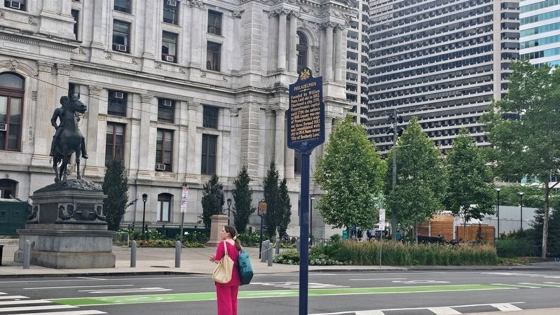 Philadelphia Marker. Click for full size. Philadelphia Marker image. Click for full size.