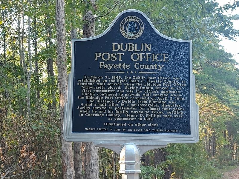 Dublin Post Office Marker image. Click for full size.