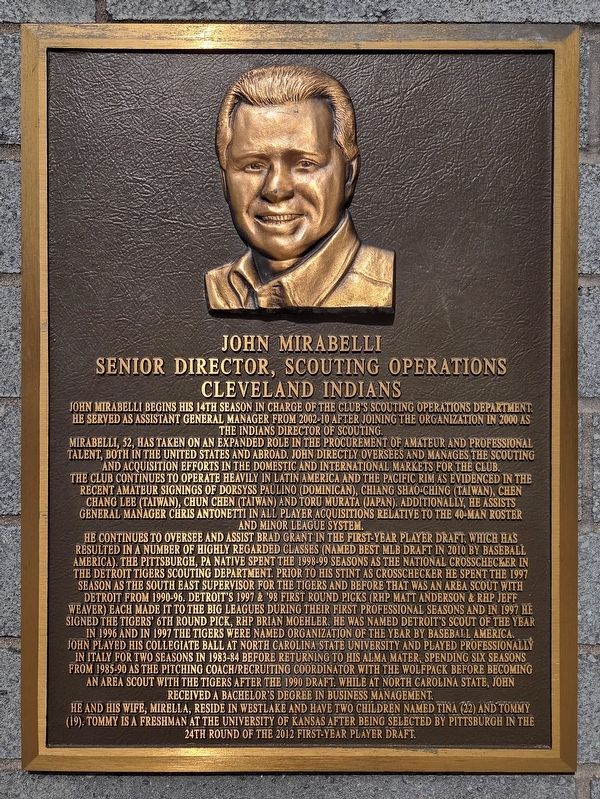 John Mirabelli Marker. Click for full size. John Mirabelli Marker image. Click for full size.