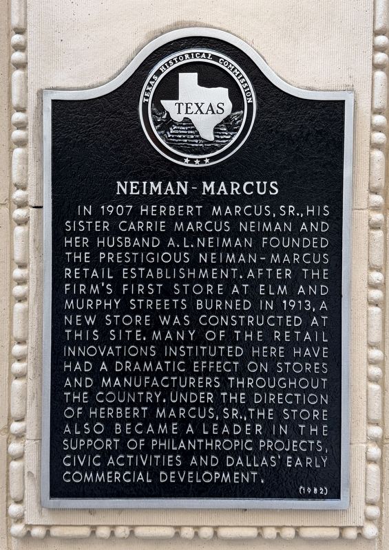 Neiman-Marcus Marker image. Click for full size.