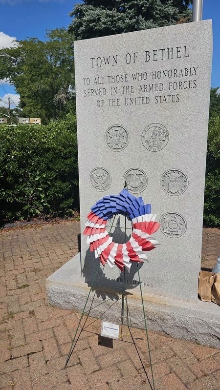 Bethel Veterans Memorial. Click for full size. Bethel Veterans Memorial image. Click for full size.