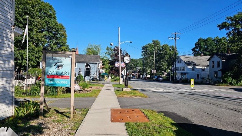 Wurtsboro Village Clock image. Click for full size.
