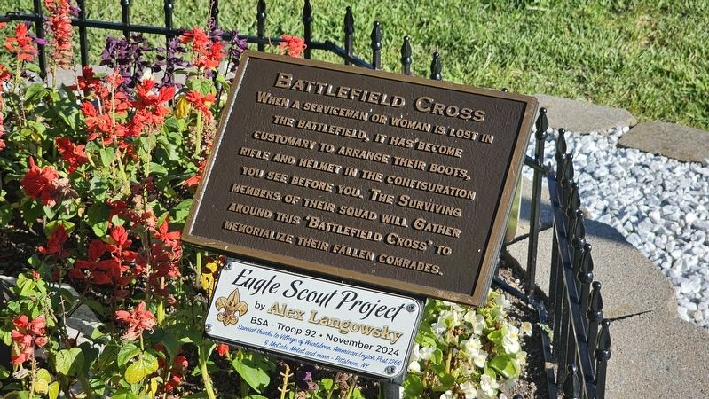 Battlefield Cross Marker. Click for full size. Battlefield Cross Marker image. Click for full size.