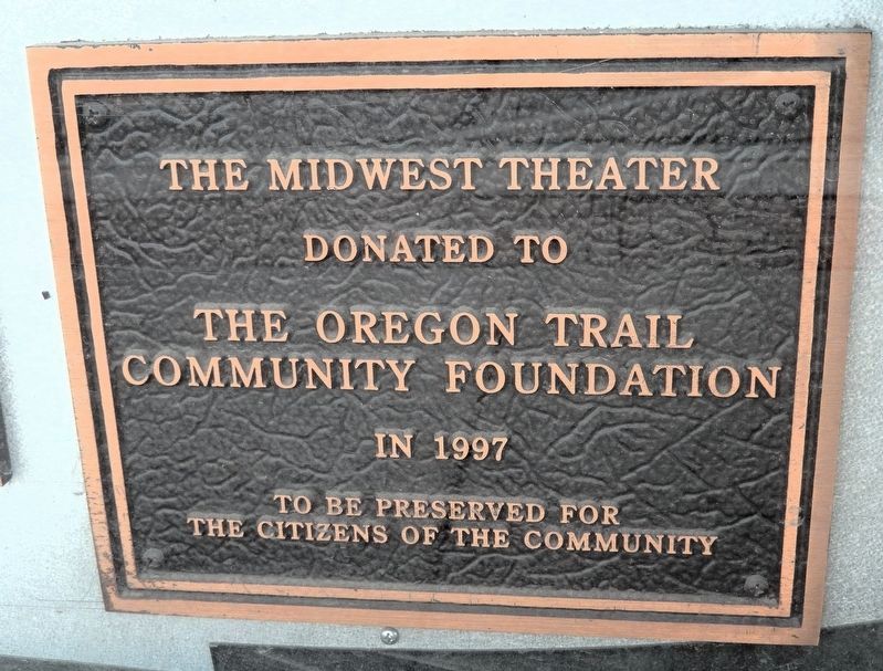Oregon Trail Community Foundation Marker. Click for full size. Oregon Trail Community Foundation Marker image. Click for full size.