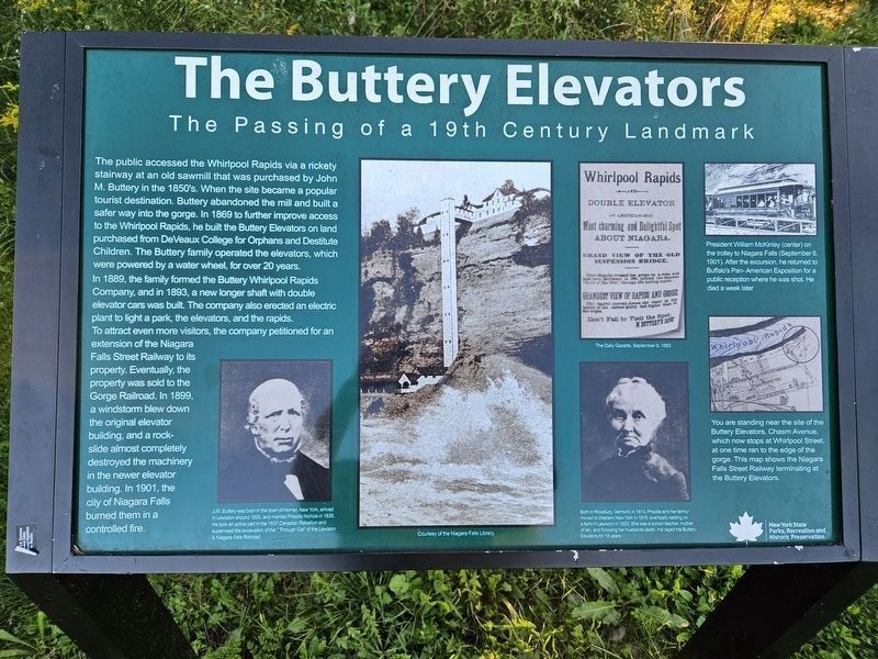 The Buttery Elevators Marker (current). Click for full size. The Buttery Elevators Marker (current) image. Click for full size.