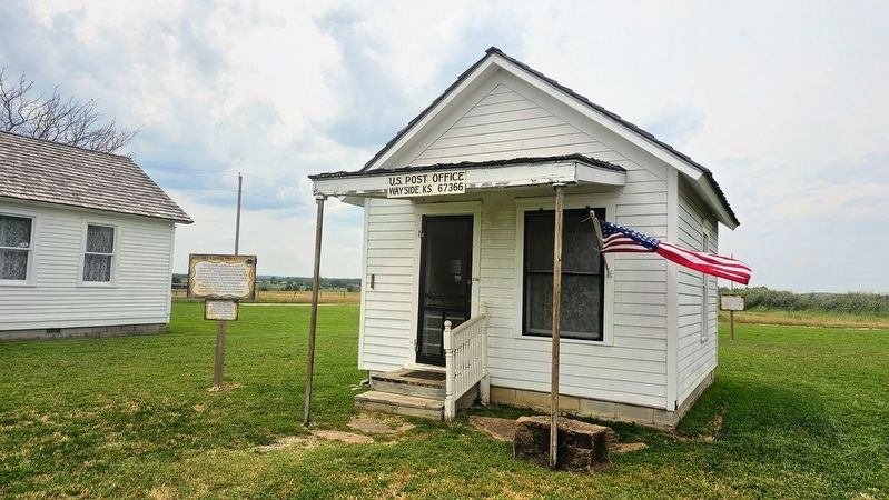 Wayside, Kansas Post Office. Click for full size. Wayside, Kansas Post Office image. Click for full size.