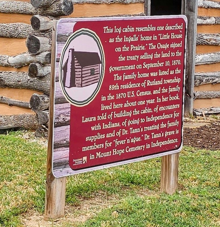 Ingalls Cabin Marker. Click for full size. Ingalls Cabin Marker image. Click for full size.