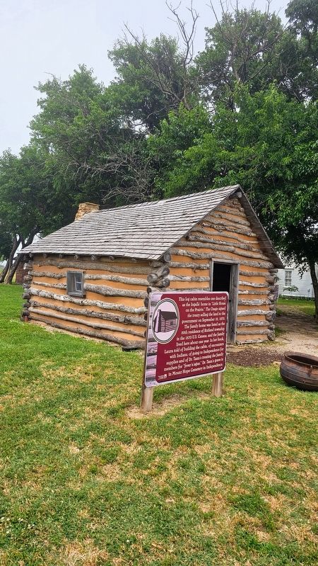 Ingalls Cabin Marker. Click for full size. Ingalls Cabin Marker image. Click for full size.