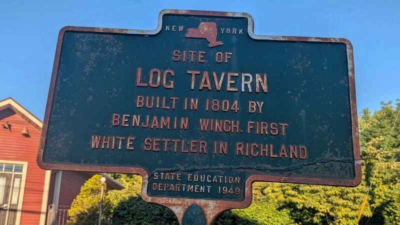 Site of Log Tavern Marker September 2026. Click for full size. Site of Log Tavern Marker September 2026 image. Click for full size.