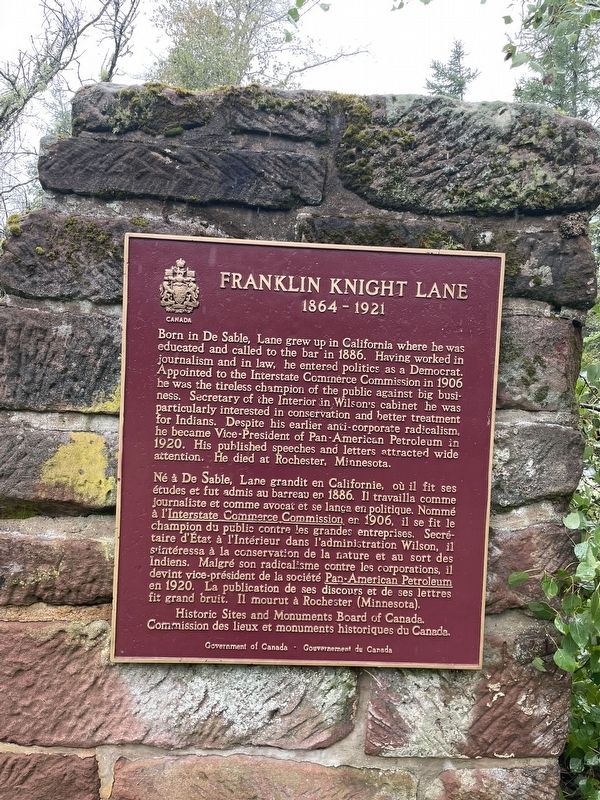 Franklin Knight Lane Marker. Click for full size. Franklin Knight Lane Marker image. Click for full size.