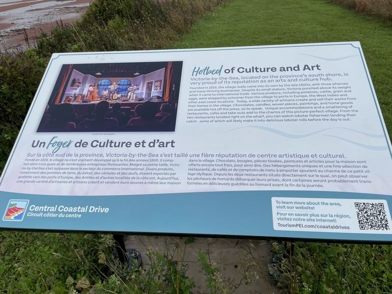 Hotbed of Culture and Art / Un Foyer de Culture et d'art Marker image. Click for full size.