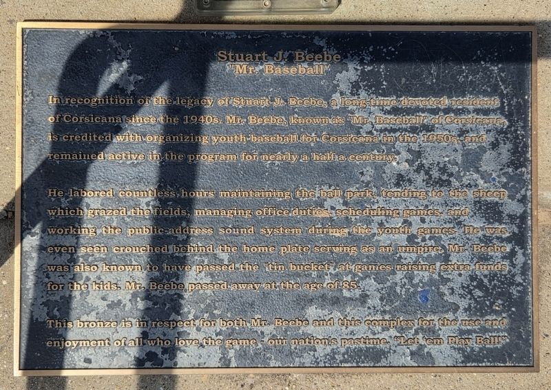 Stuart J. Beebe Marker. Click for full size. Stuart J. Beebe Marker image. Click for full size.