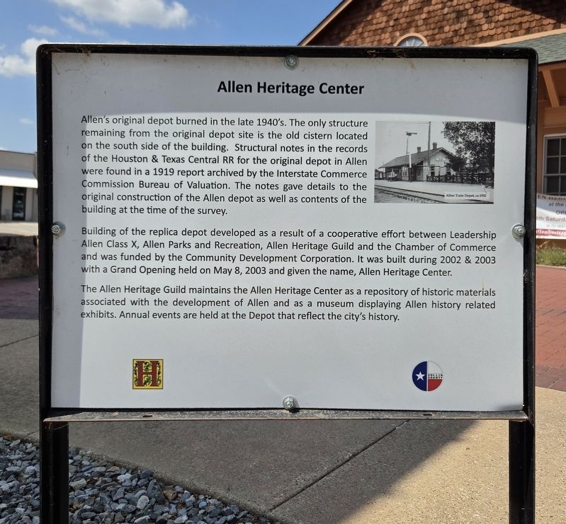 Allen Heritage Center Marker. Click for full size. Allen Heritage Center Marker image. Click for full size.
