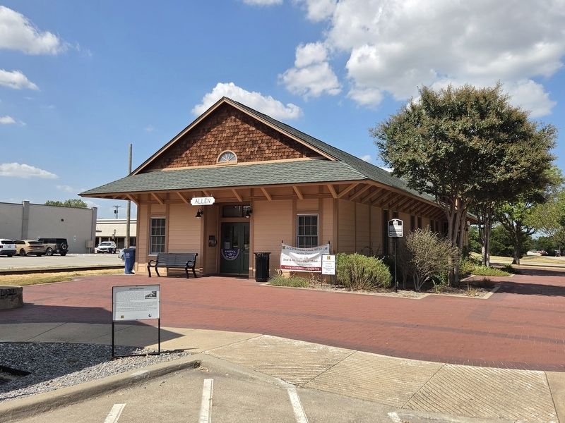 Allen Heritage Center and Marker. Click for full size. Allen Heritage Center and Marker image. Click for full size.