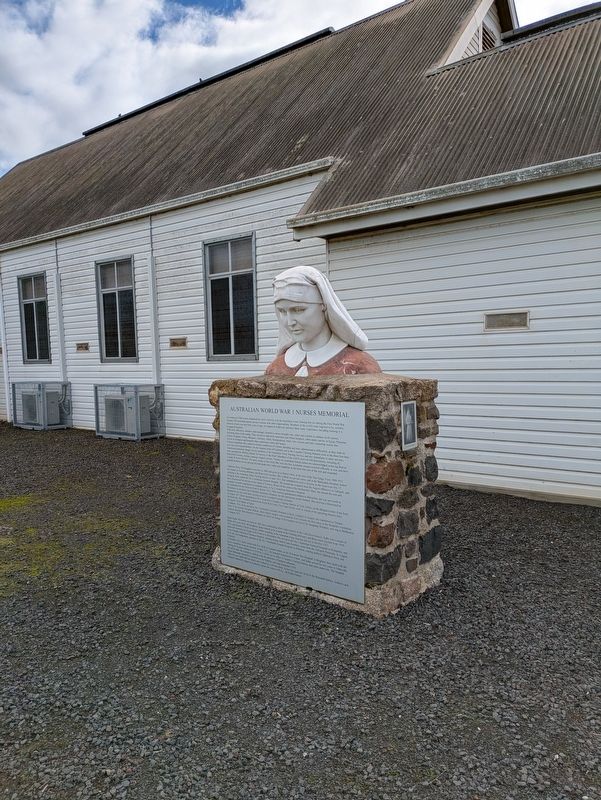 Australian World War 1 Nurses Memorial. Click for full size. Australian World War 1 Nurses Memorial image. Click for full size.