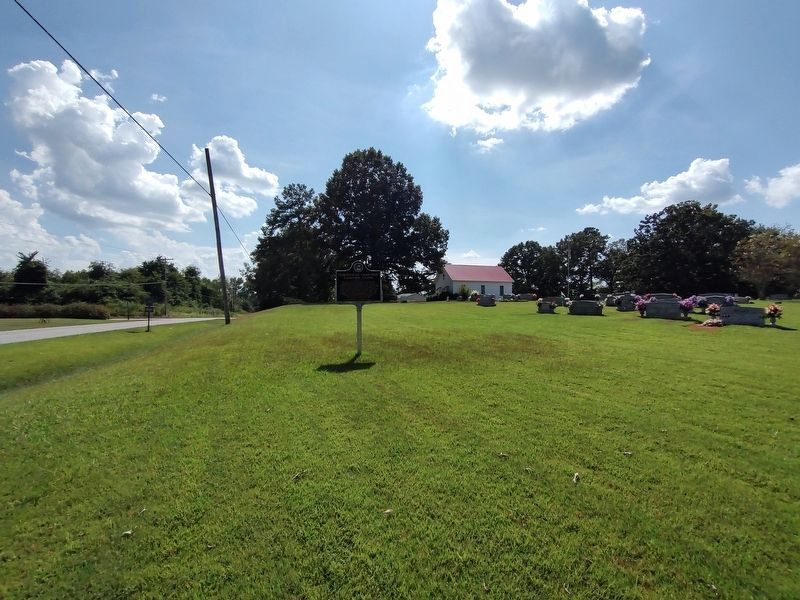 Tabernacle Cemetery & Marker. Click for full size. Tabernacle Cemetery & Marker image. Click for full size.