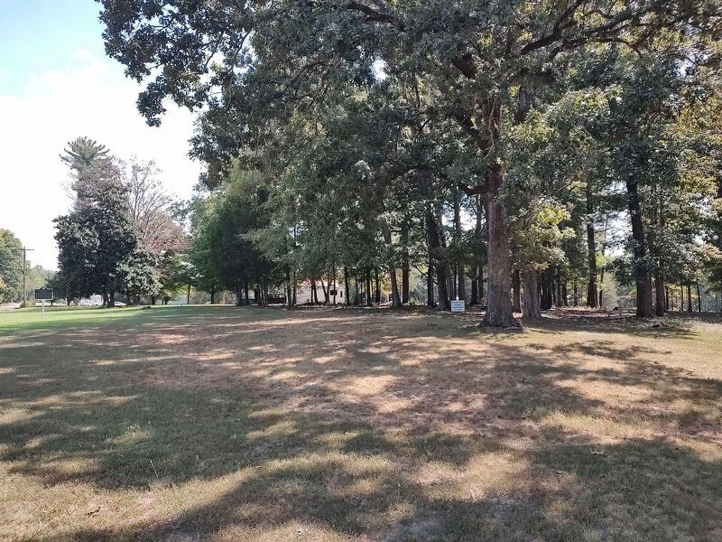 Old Pleasant Grove Primitive Baptist Church & Cemetery Marker image. Click for full size.