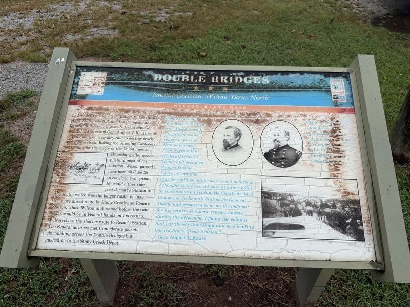 Double Bridges Marker. Click for full size. Double Bridges Marker image. Click for full size.