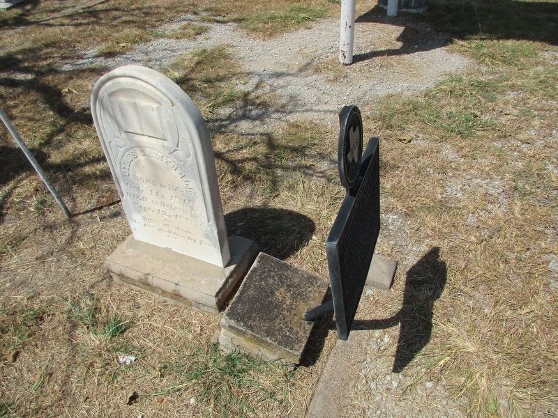 Cyrus Campbell Marker and head stone. Click for full size. Cyrus Campbell Marker and head stone image. Click for full size.