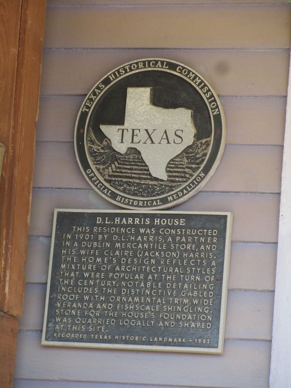 D. L. Harris House Marker. Click for full size. D. L. Harris House Marker image. Click for full size.