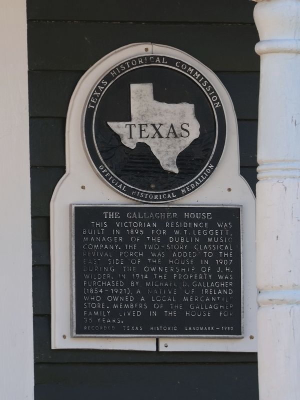 The Gallagher House Marker image. Click for full size.