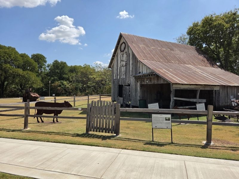 The Barn and Marker. Click for full size. The Barn and Marker image. Click for full size.