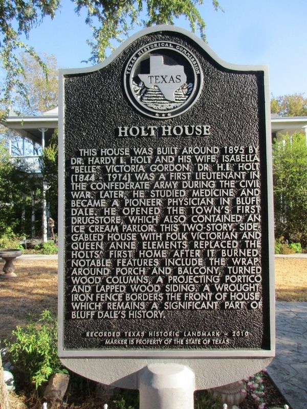 Holt House Marker image. Click for full size.