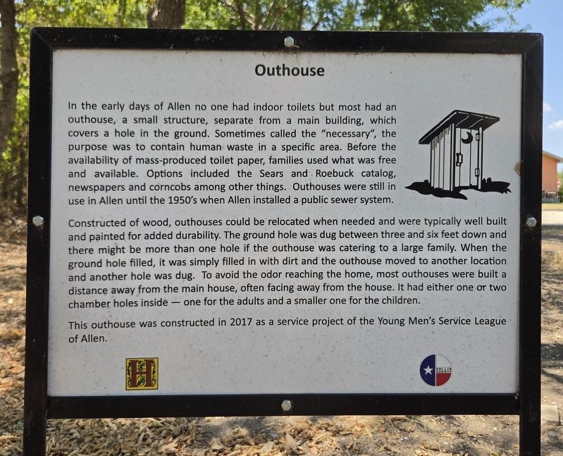 Outhouse Marker. Click for full size. Outhouse Marker image. Click for full size.