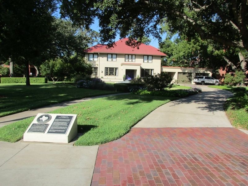 President's House and marker. Click for full size. President's House and marker image. Click for full size.