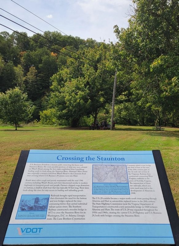 Crossing the Staunton Marker. Click for full size. Crossing the Staunton Marker image. Click for full size.