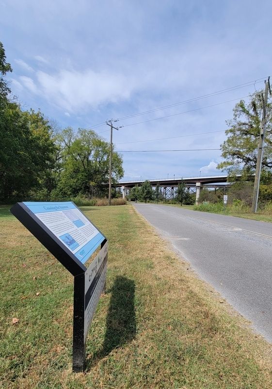 Crossing the Staunton Marker. Click for full size. Crossing the Staunton Marker image. Click for full size.