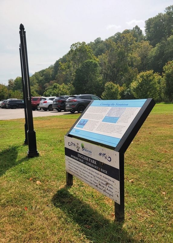 Crossing the Staunton Marker. Click for full size. Crossing the Staunton Marker image. Click for full size.