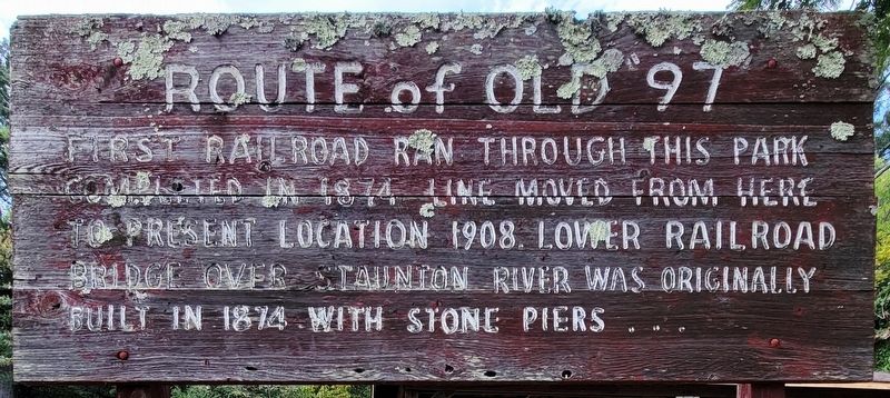 Route of Old 97 Marker image. Click for full size.