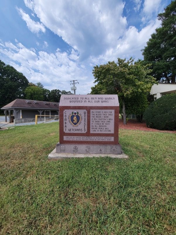 Purple Heart Monument. Click for full size. Purple Heart Monument image. Click for full size.