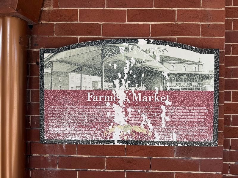 Farmers Market Marker. Click for full size. Farmers Market Marker image. Click for full size.