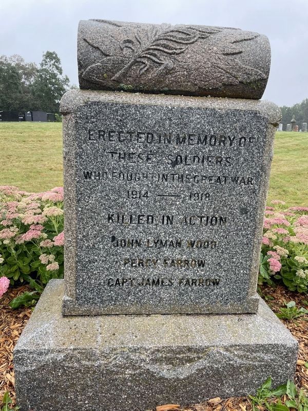 Tryon Great War and WWII Memorial - panel one. Click for full size. Tryon Great War and WWII Memorial - panel one image. Click for full size.