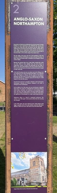 Anglo-Saxon Northampton Marker image. Click for full size.