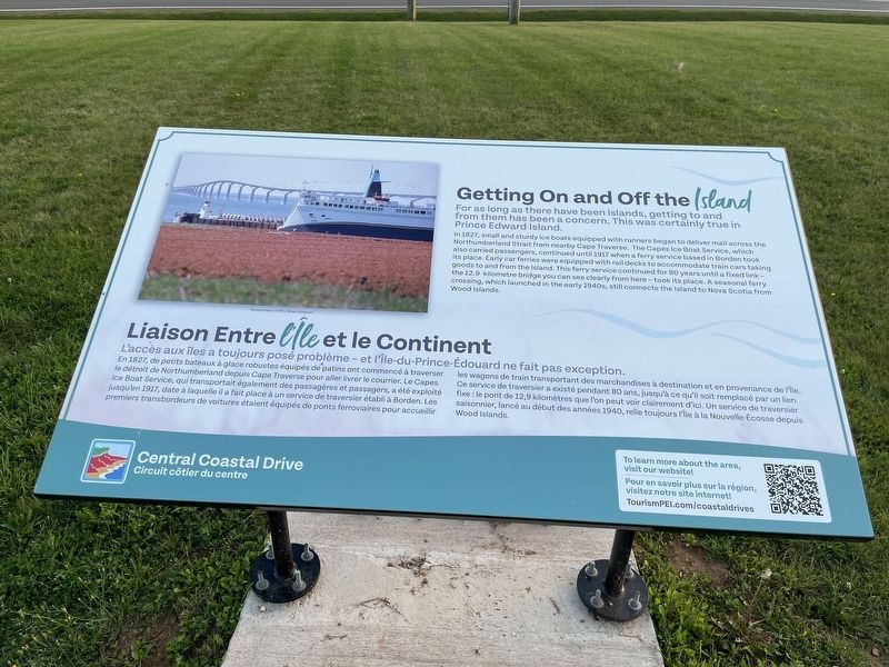 Getting On and Off the Island Marker. Click for full size. Getting On and Off the Island Marker image. Click for full size.
