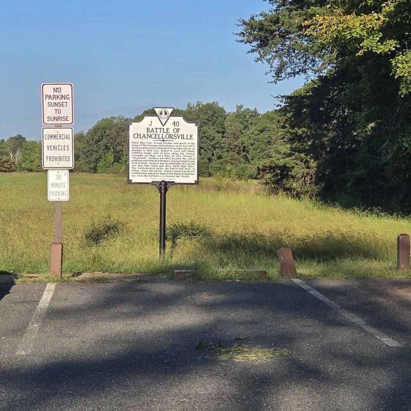 Battle of Chancellorsville Marker. Click for full size. Battle of Chancellorsville Marker image. Click for full size.
