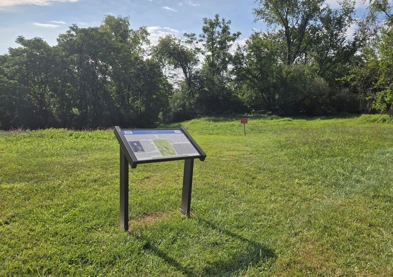 Actions on the Confederate Right & Death of Col. Murray Marker. Click for full size. Actions on the Confederate Right & Death of Col. Murray Marker image. Click for full size.