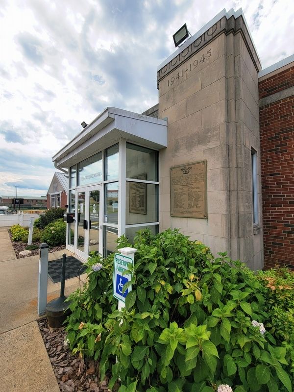 War Memorial Building Marker. Click for full size. War Memorial Building Marker image. Click for full size.