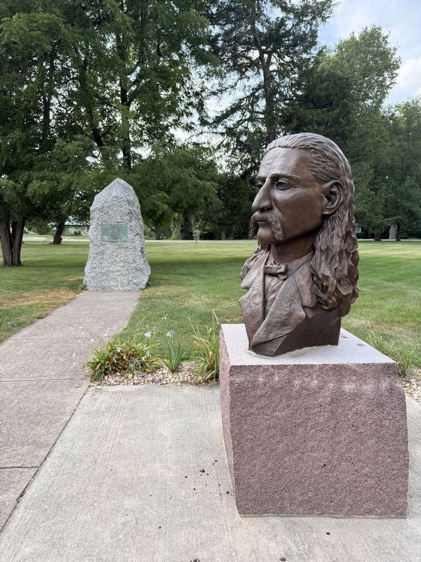 James Butler "Wild Bill" Hickok Marker & Bust. Click for full size. James Butler "Wild Bill" Hickok Marker & Bust image. Click for full size.