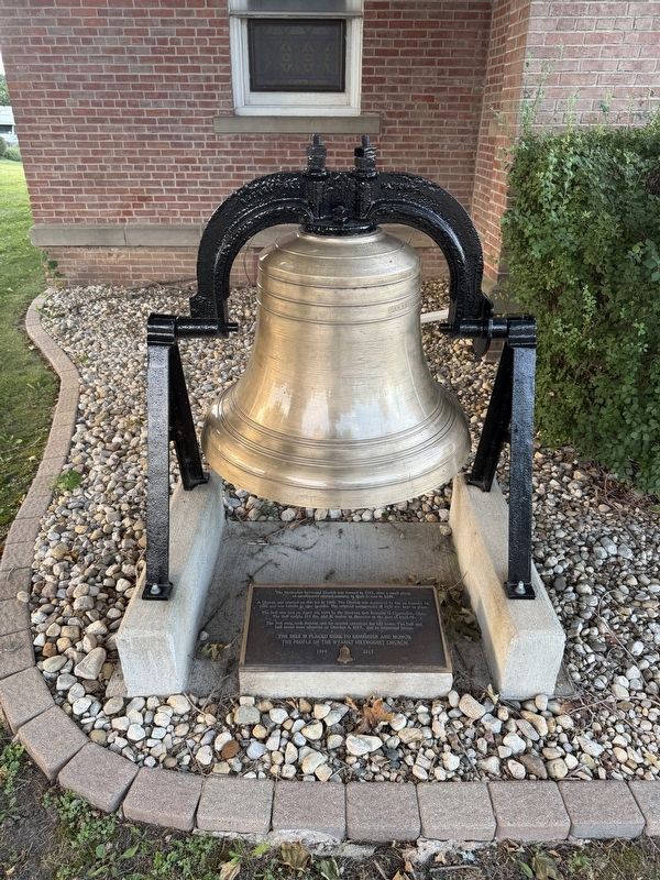 Wyanet Methodist Church Bell. Click for full size. Wyanet Methodist Church Bell image. Click for full size.