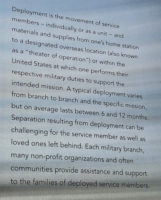 Deployment Marker Detail. Click for full size. Deployment Marker Detail image. Click for full size.