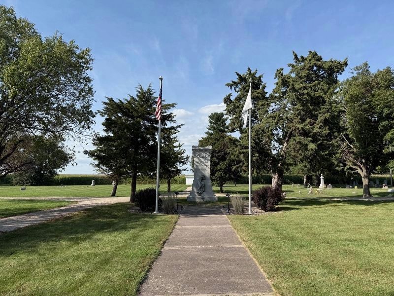 U.M.W. Cherry Mine Disaster Memorial. Click for full size. U.M.W. Cherry Mine Disaster Memorial image. Click for full size.