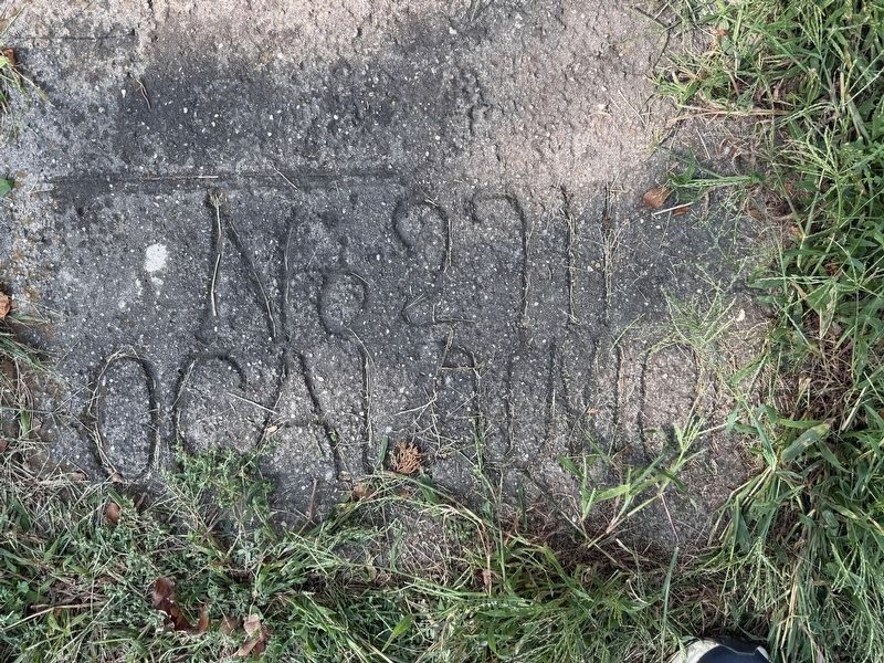 Memorial Ground Inscription. Click for full size. Memorial Ground Inscription image. Click for full size.