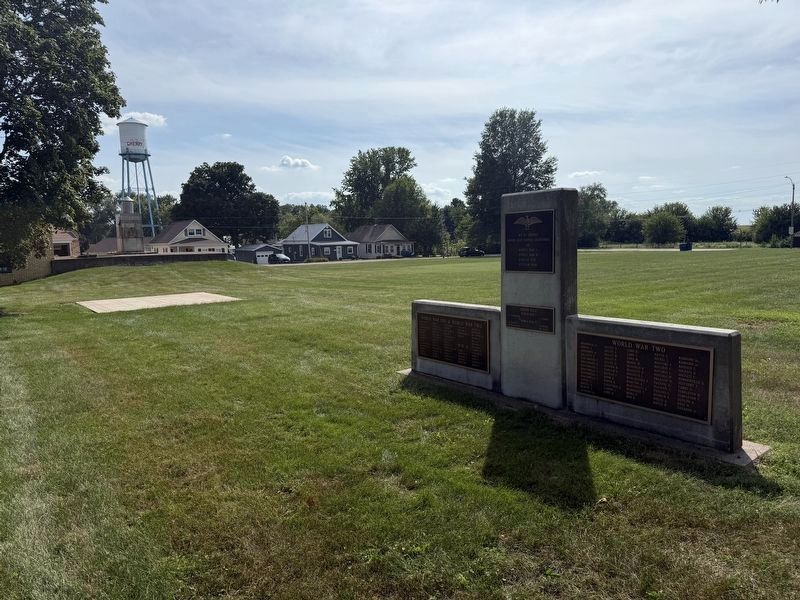 We of Cherry Honor Our Service Personnel Memorial Surroundings. Click for full size. We of Cherry Honor Our Service Personnel Memorial Surroundings image. Click for full size.