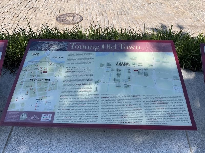 Touring Old Town Marker. Click for full size. Touring Old Town Marker image. Click for full size.