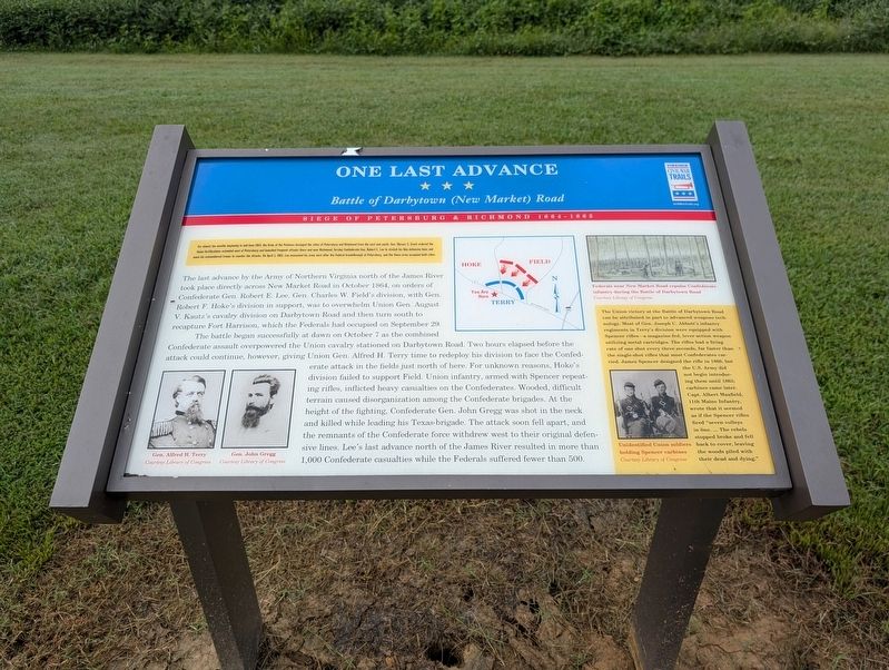 One Last Advance Marker. Click for full size. One Last Advance Marker image. Click for full size.